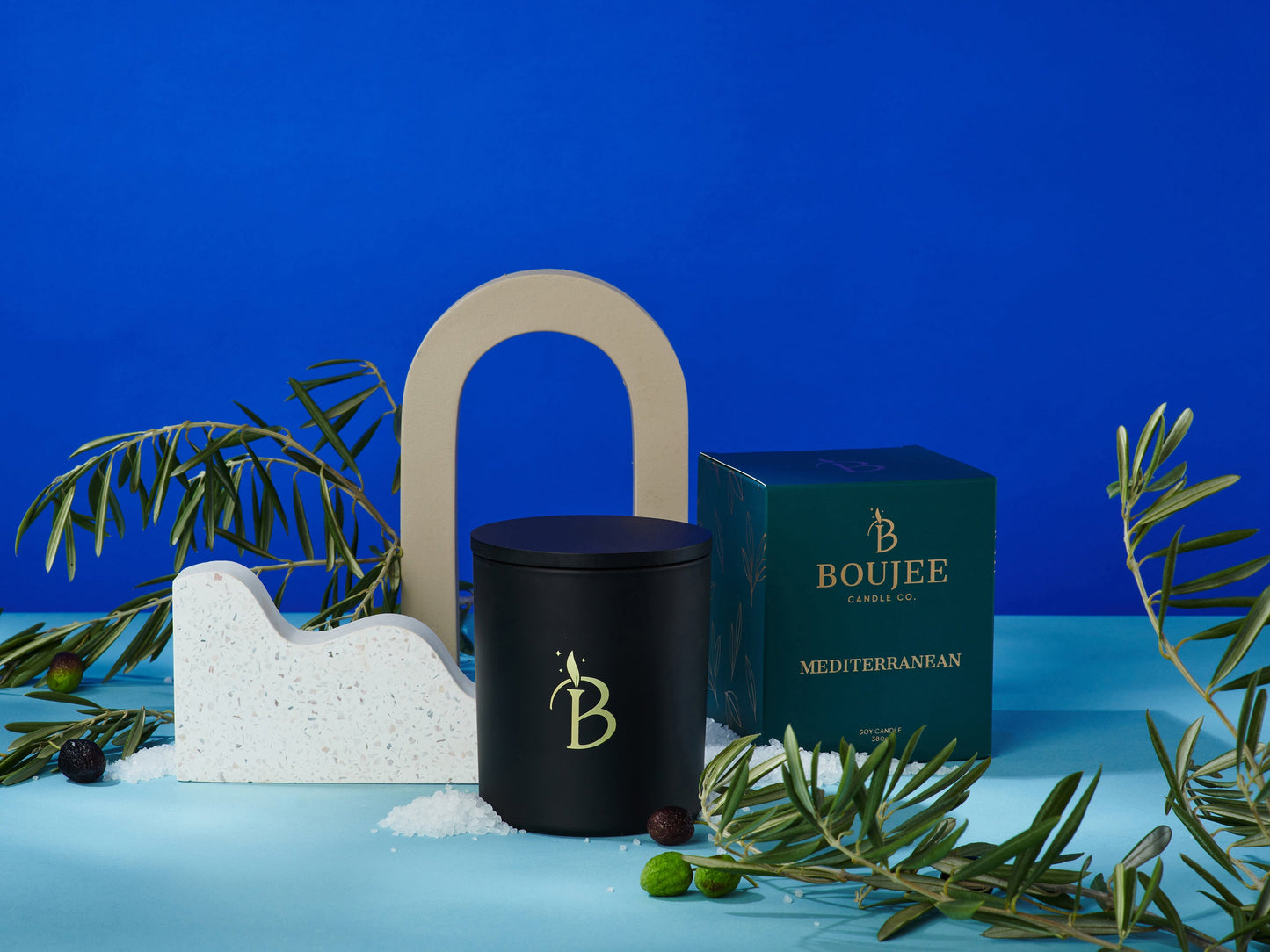 Boujee 100% Soy Wax Candle Mediterranean 380g