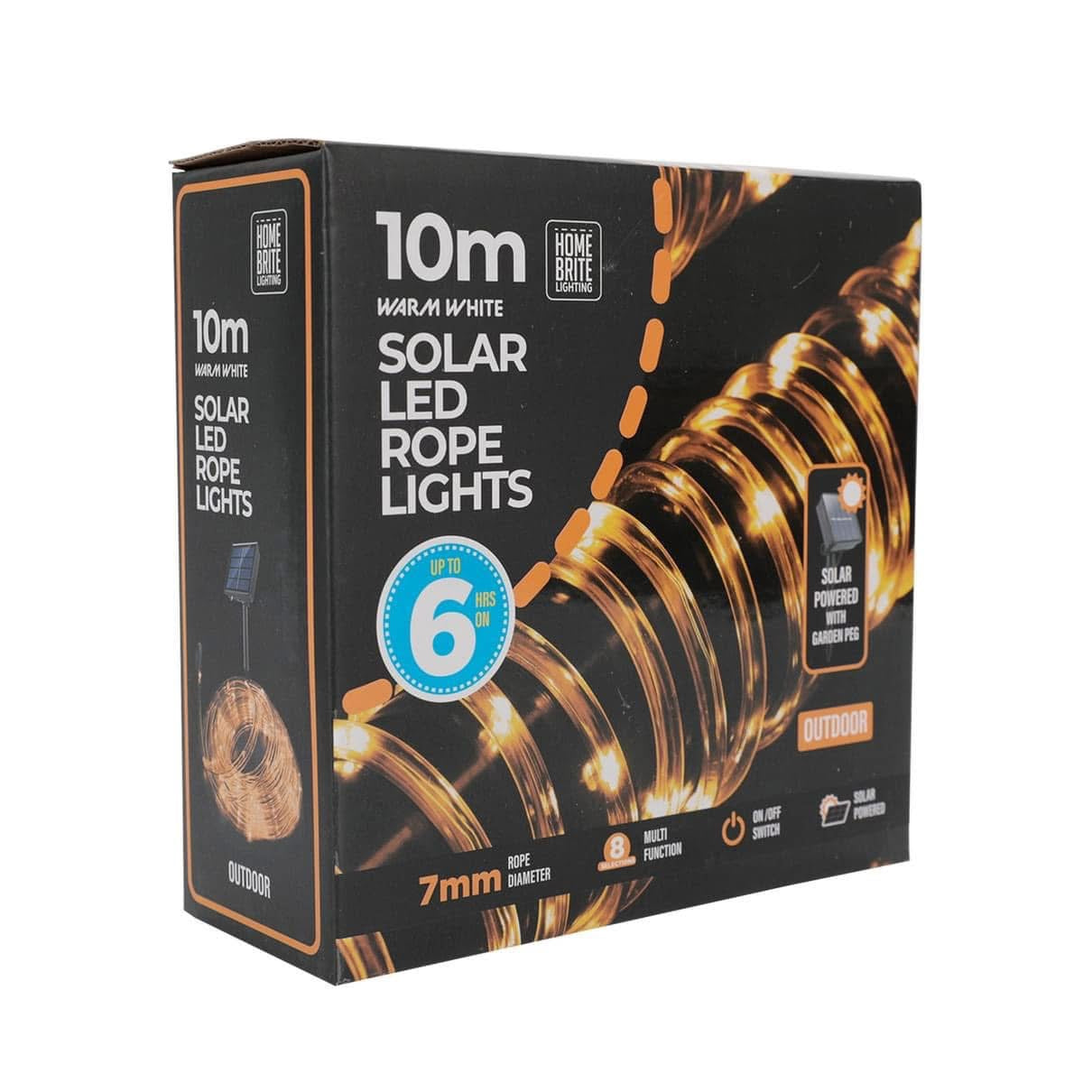 Solar Rope Lights 10m Warm White