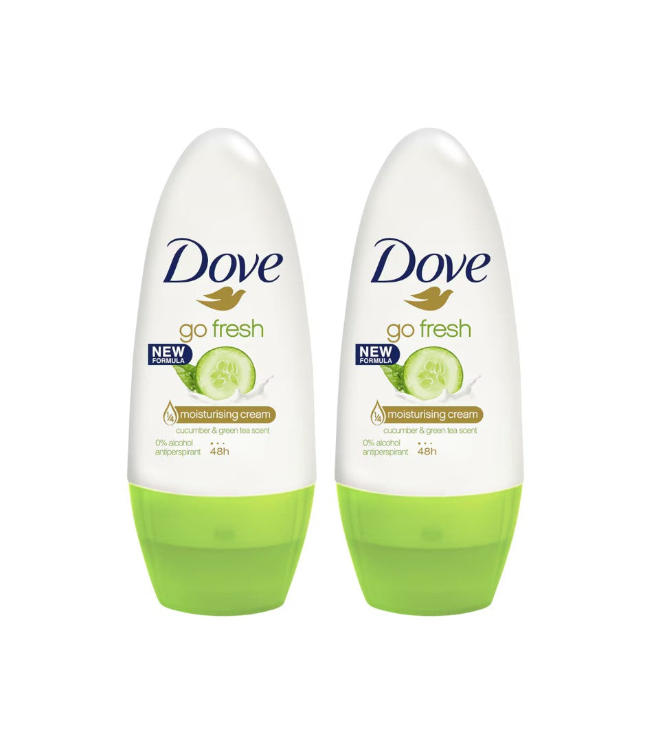 Dove Women Antiperspirant Roll On Deodorant Cucumber & Green Tea