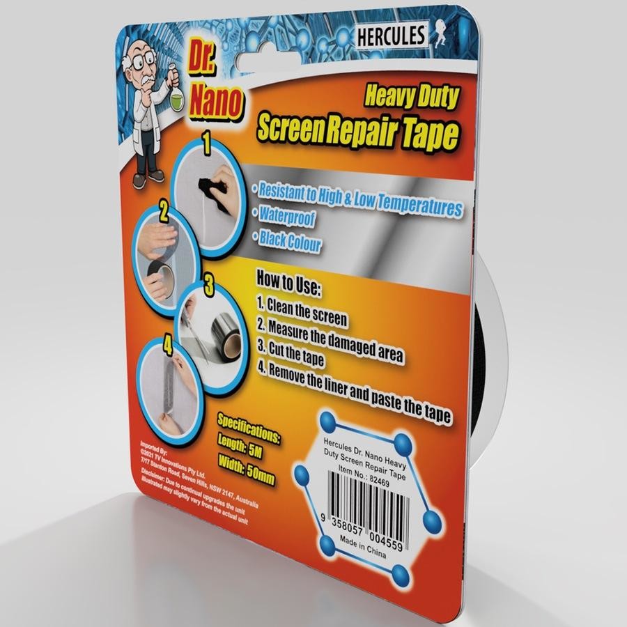 Hercules Dr. Nano 50mm x 5m Heavy Duty Screen Repair Tape