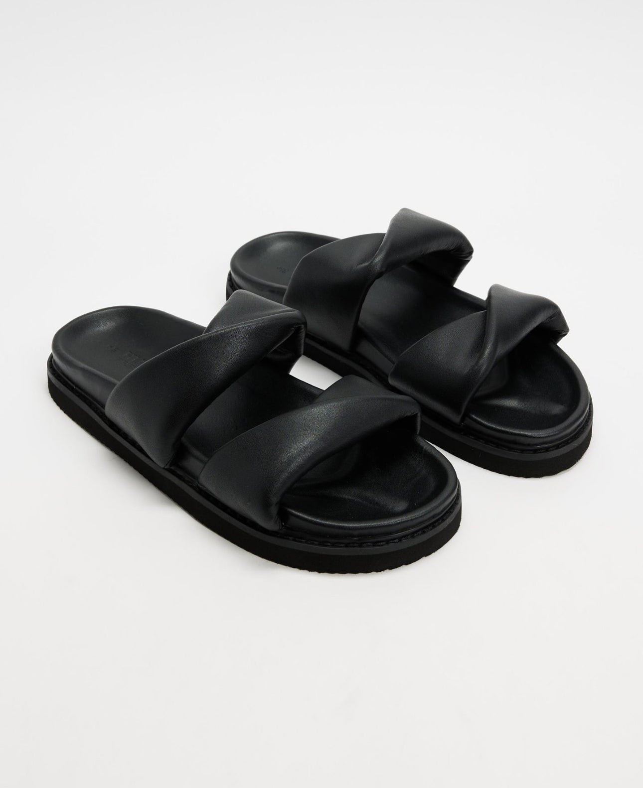 Tacful Leather Sandal Black