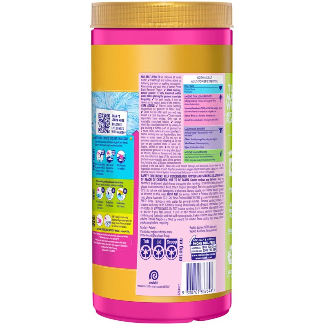 Vanish NapiSan Gold Pro Oxi Action Stain Remover Powder 2kg