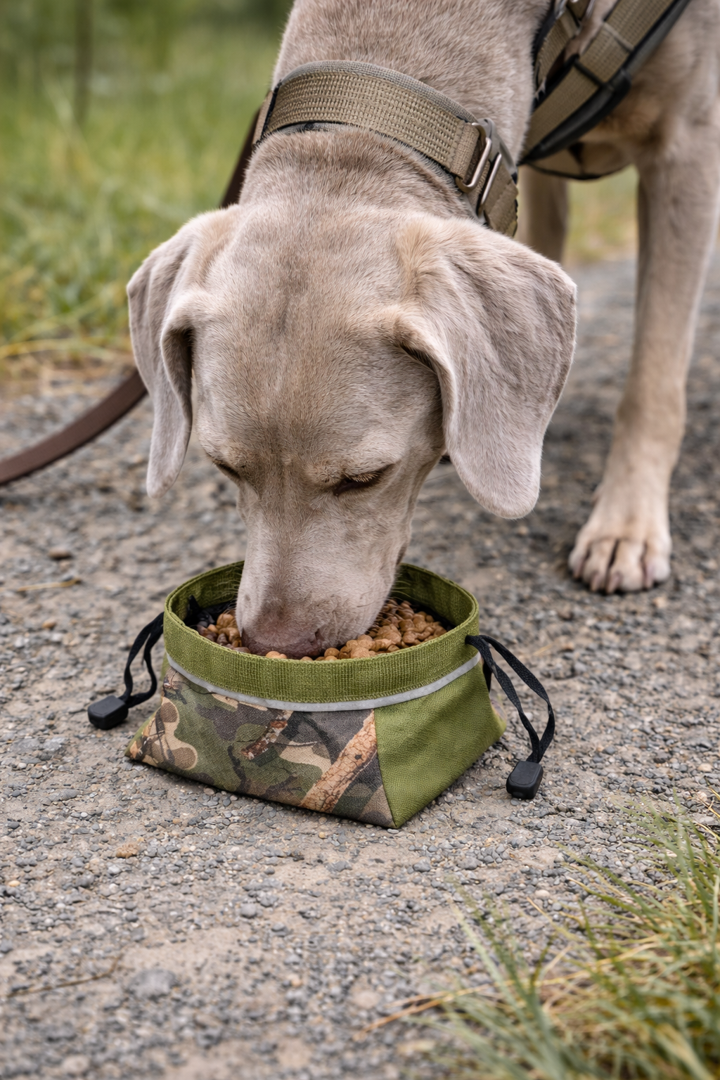 Pets Camo Collapsible Feeding Bowl