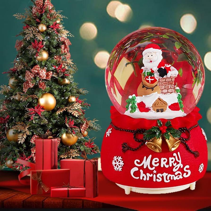 Santa Claus Crystal Ball Music Box