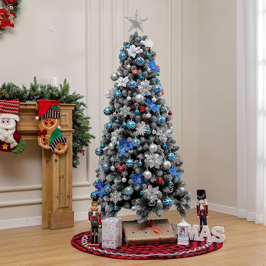 Light up Christmas Tree Star Silver