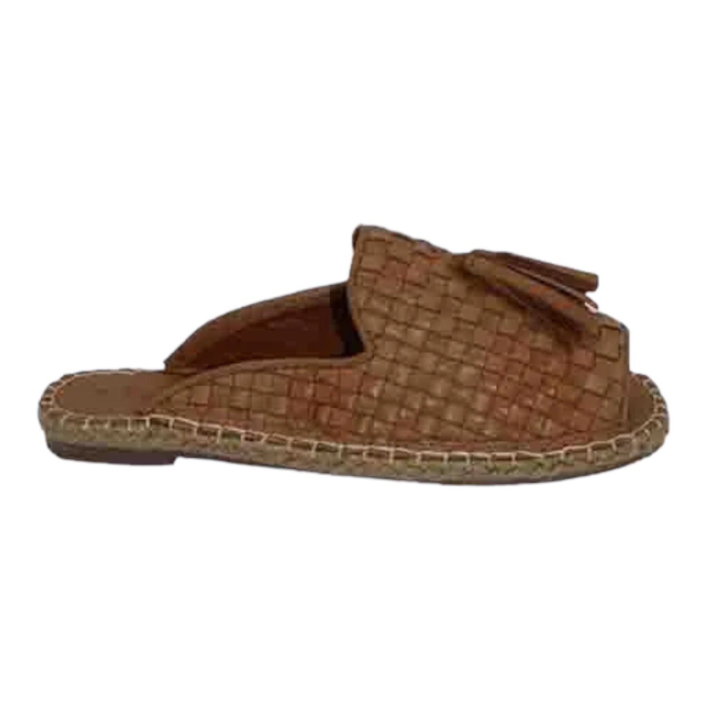 Villa Leather Espadrille Tan