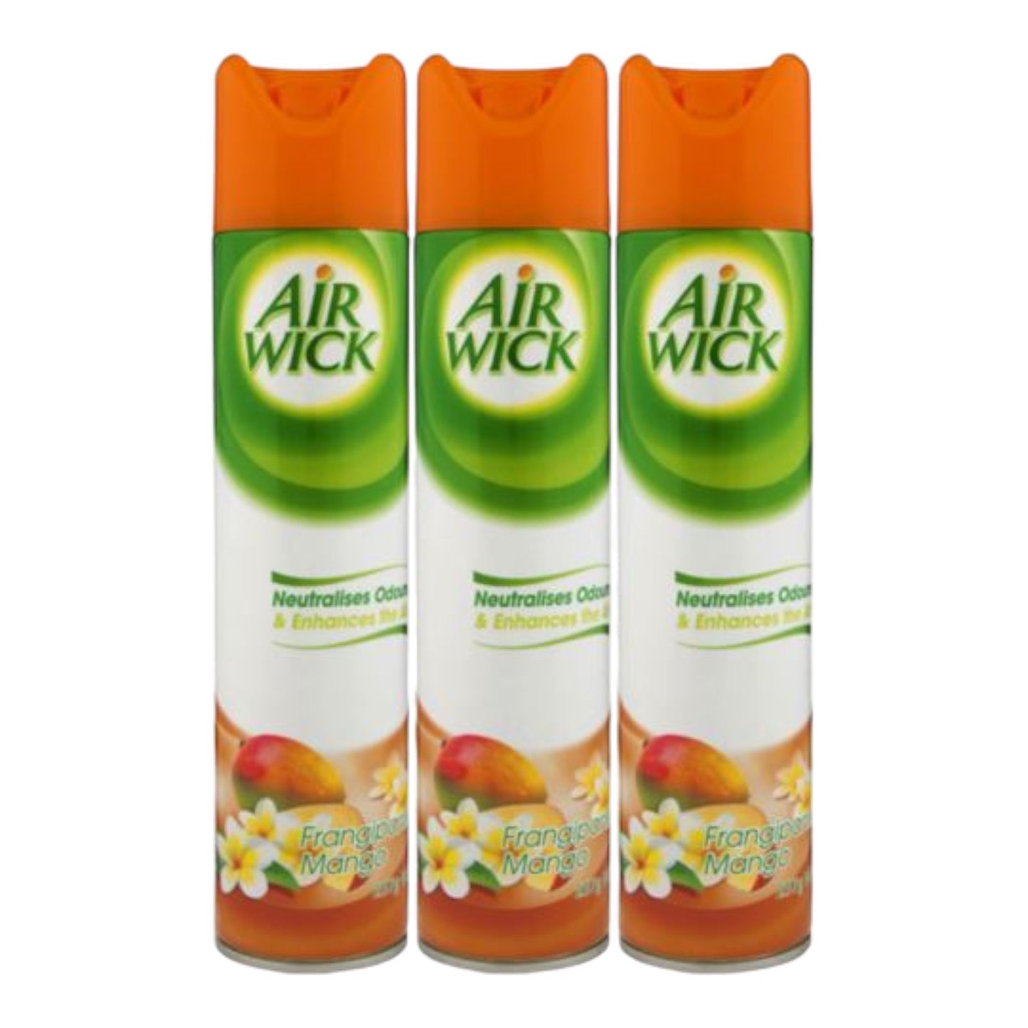 3 Pack Air Wick Frangipani Mango spray 237g