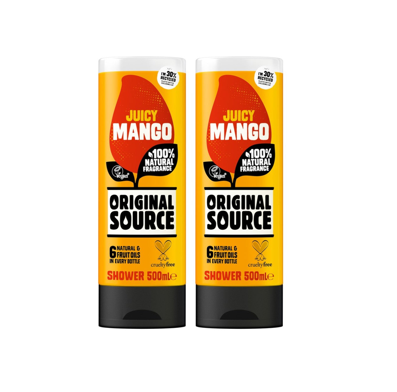 2 x Original Source Juicy Mango Shower Gel 500ml