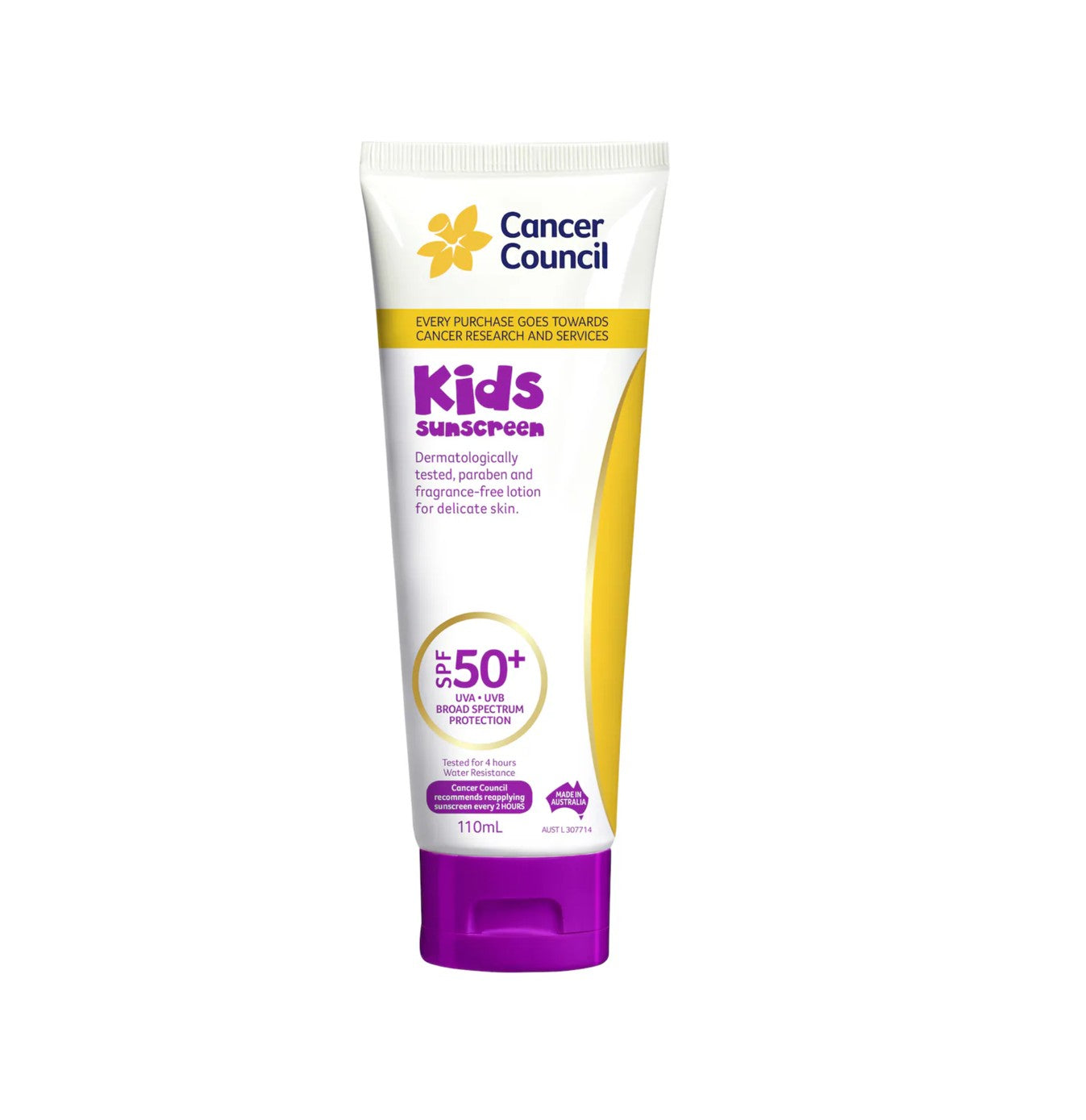 Cancer Council SPF 50+ Kids 250ml Tube