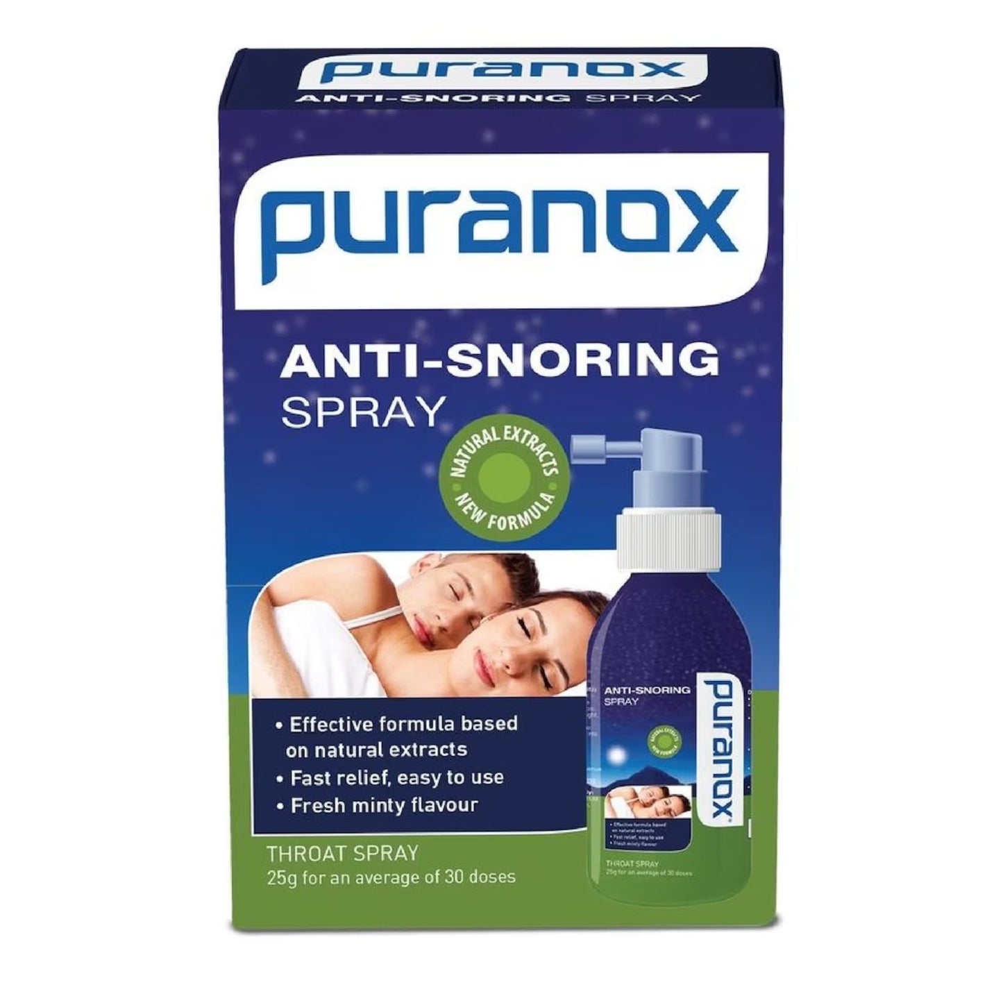 PuraNox Anti-Snoring Throat Spray 25g