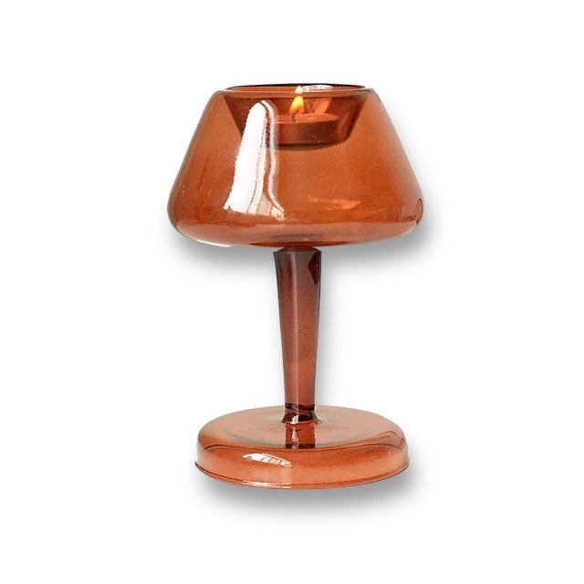 Glass Mushroom Tealight Holder