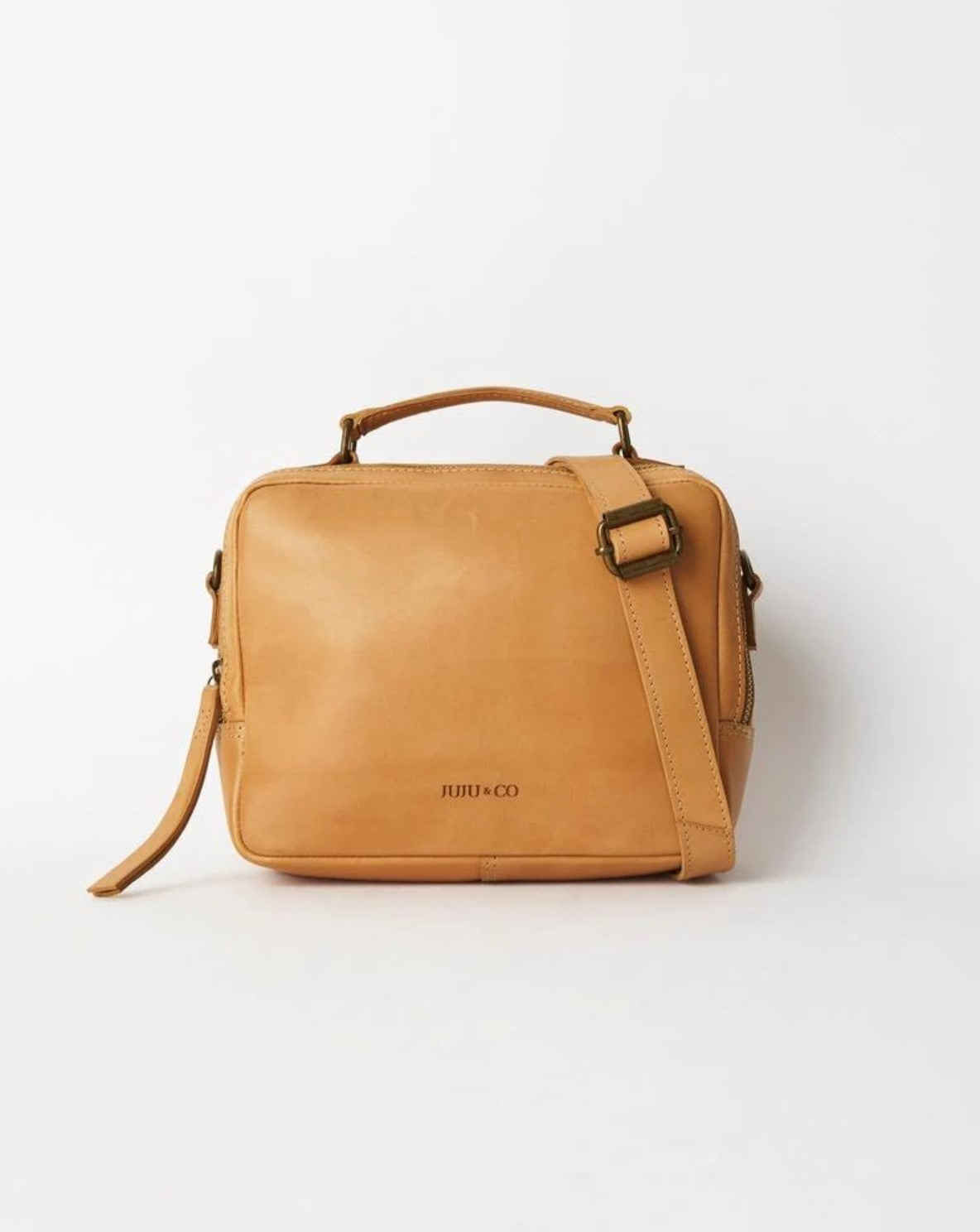 JUJU & CO Leather Bag Tan