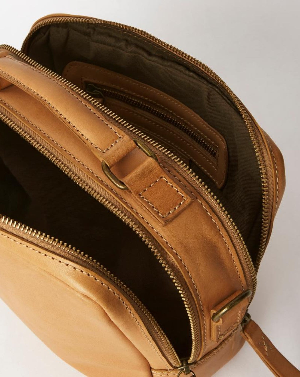 JUJU & CO Leather Bag Tan