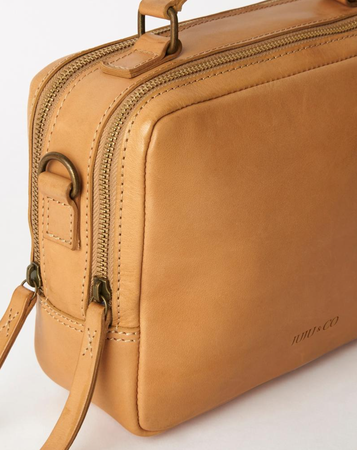 JUJU & CO Leather Bag Tan