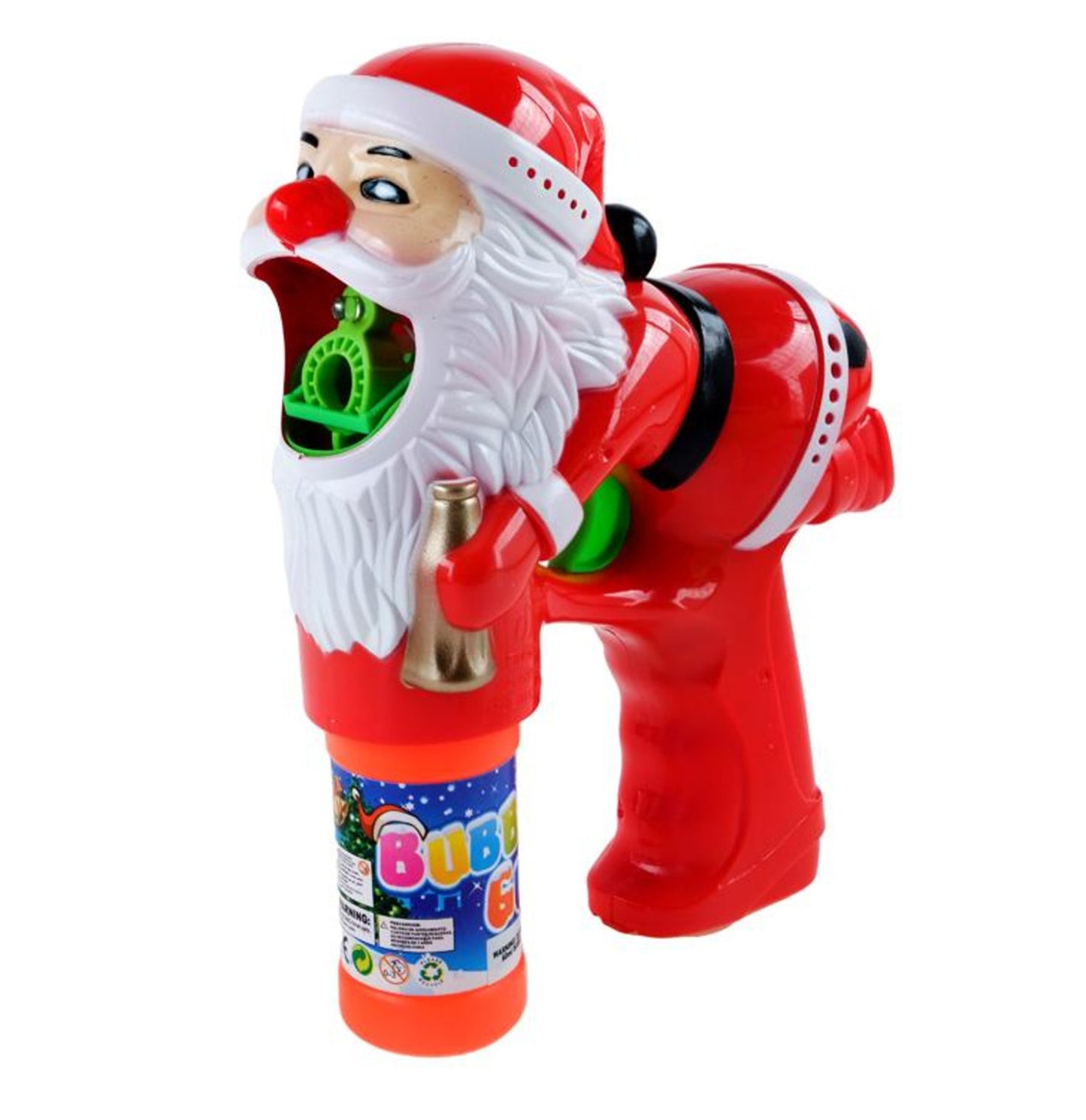 Toy Bubble Gun Christmas Santa/Red