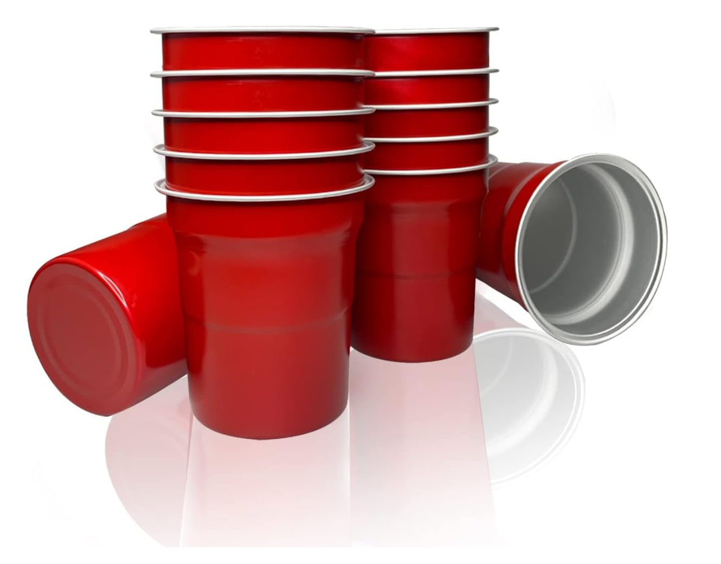 Large Red Party Cups 450ml 12 Pack