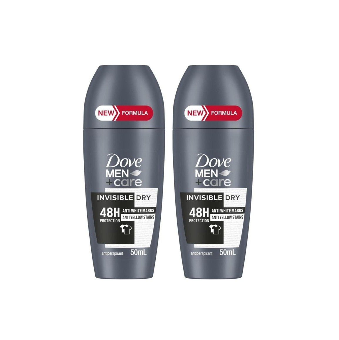 2 x Antiperspirant Men And Care 48h Protection Invisible Dry 50ml