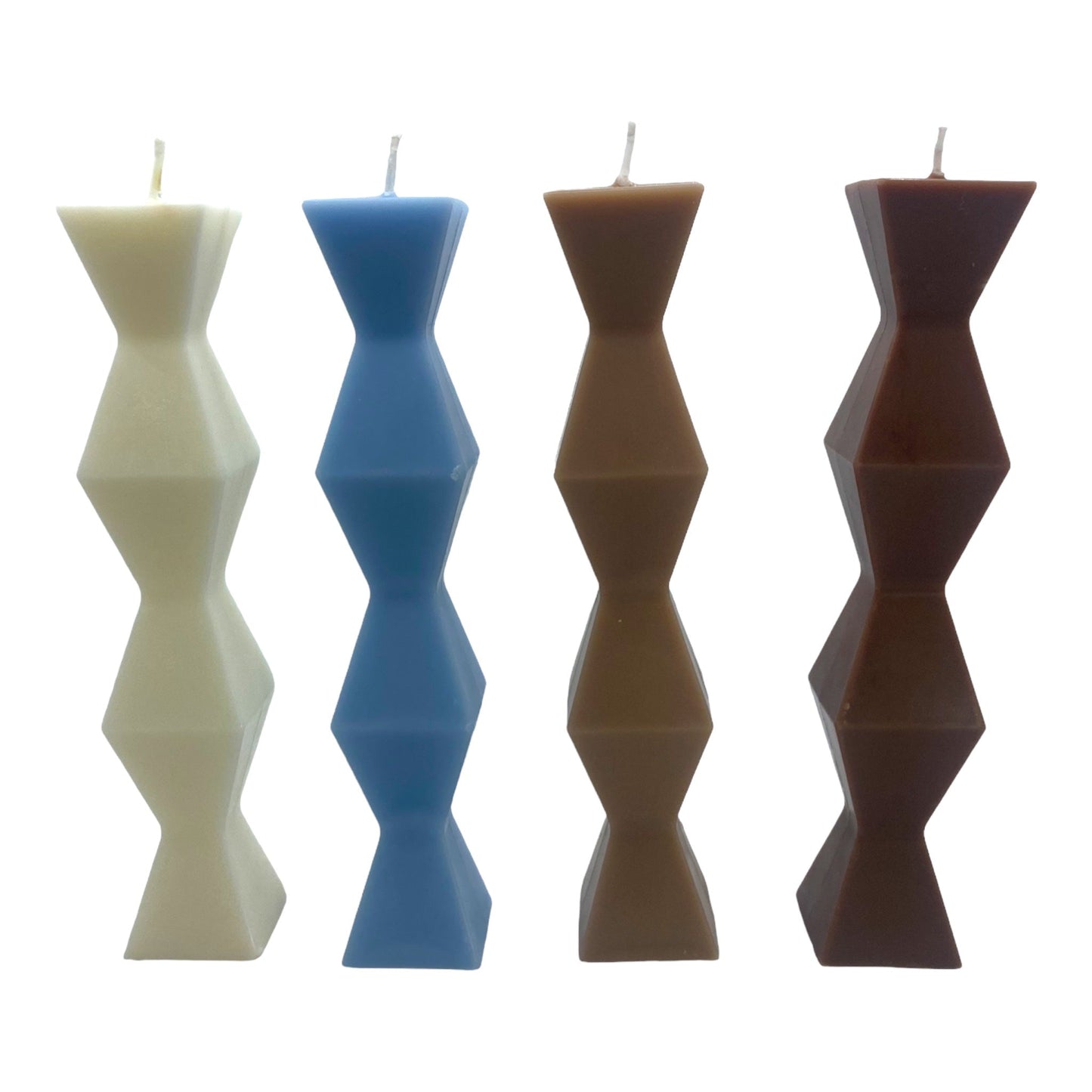 Zig Zag Pillar Candle