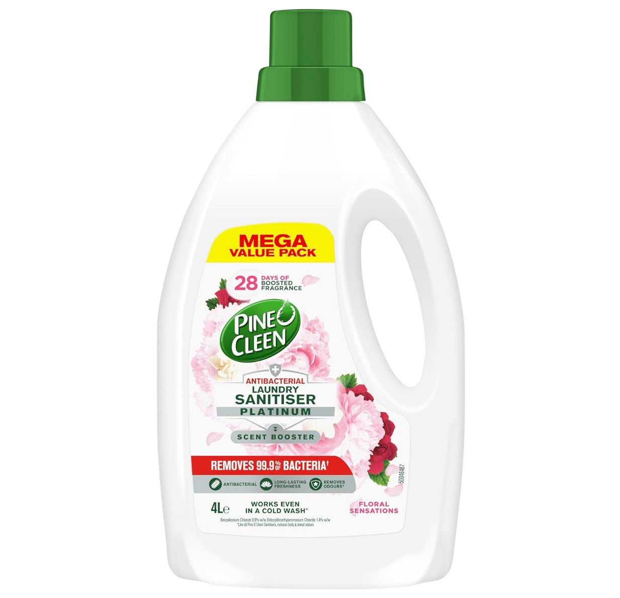 Pine O Cleen Platinum Antibacterial Laundry Sanitiser Floral Sensation 4 Litre