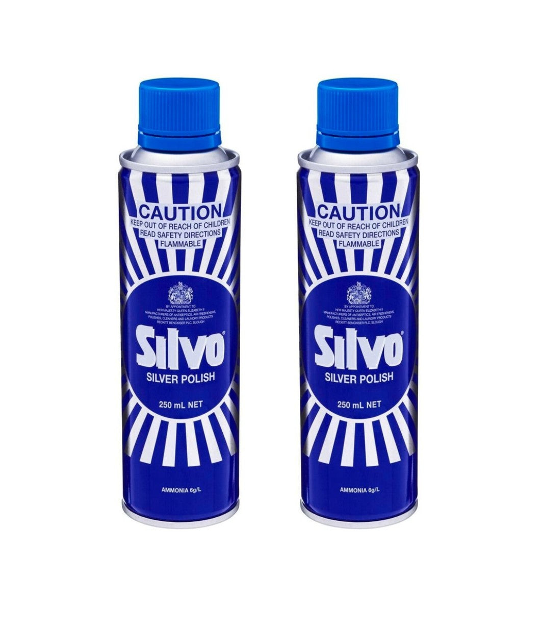 2 Pack Silvo Metal Polish Cleaner 250mL