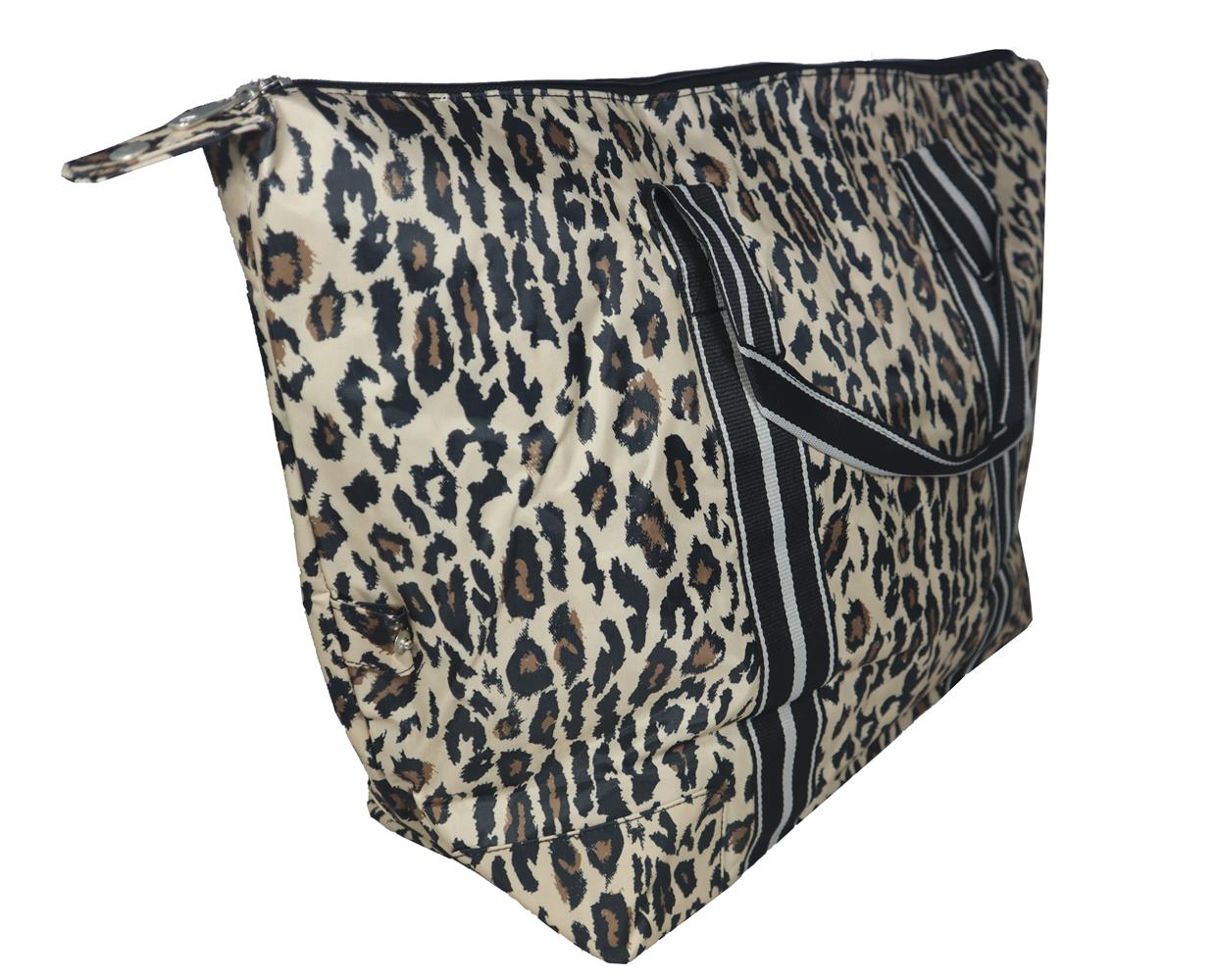 Classic Leopard Travel Tote