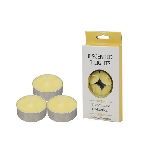 8 Pack Tealight Fresh Cut Pinapples