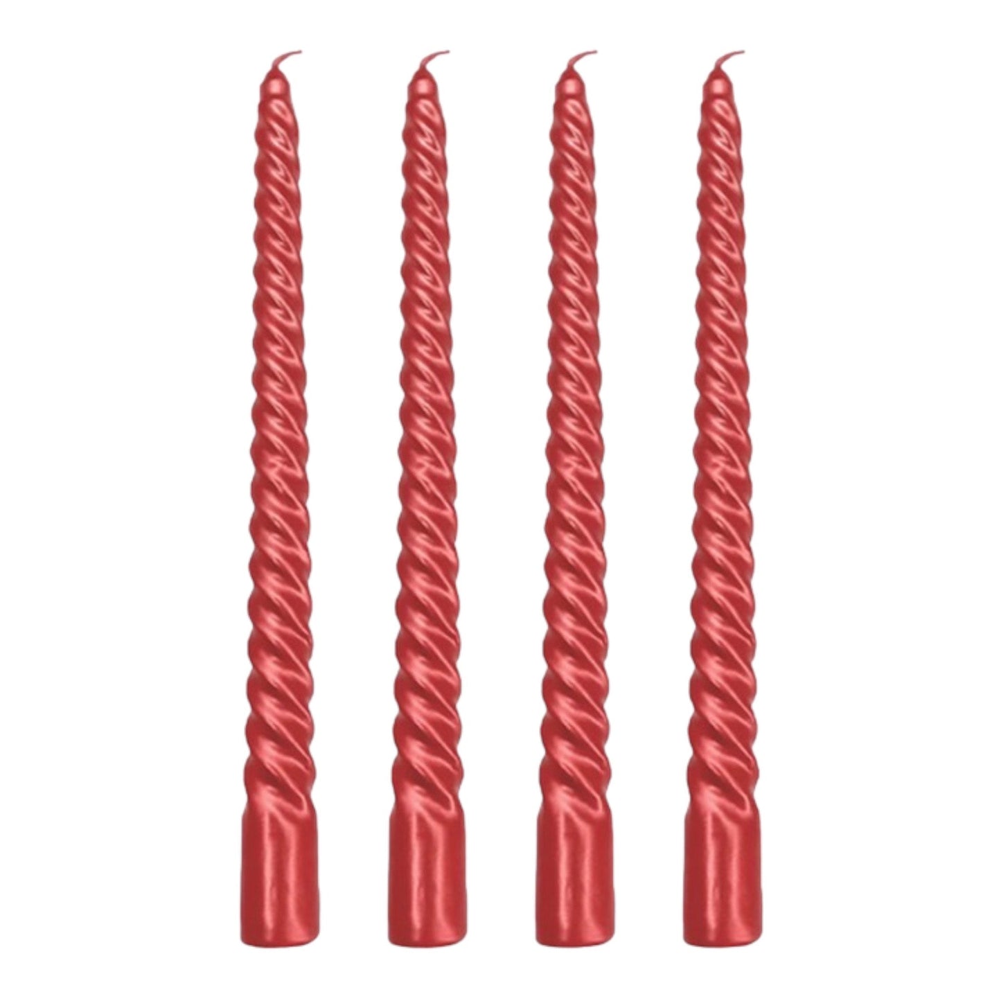 Red Twisted Candle