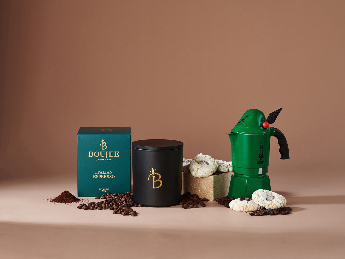 Boujee 100% Soy Wax Italian Espresso 380g