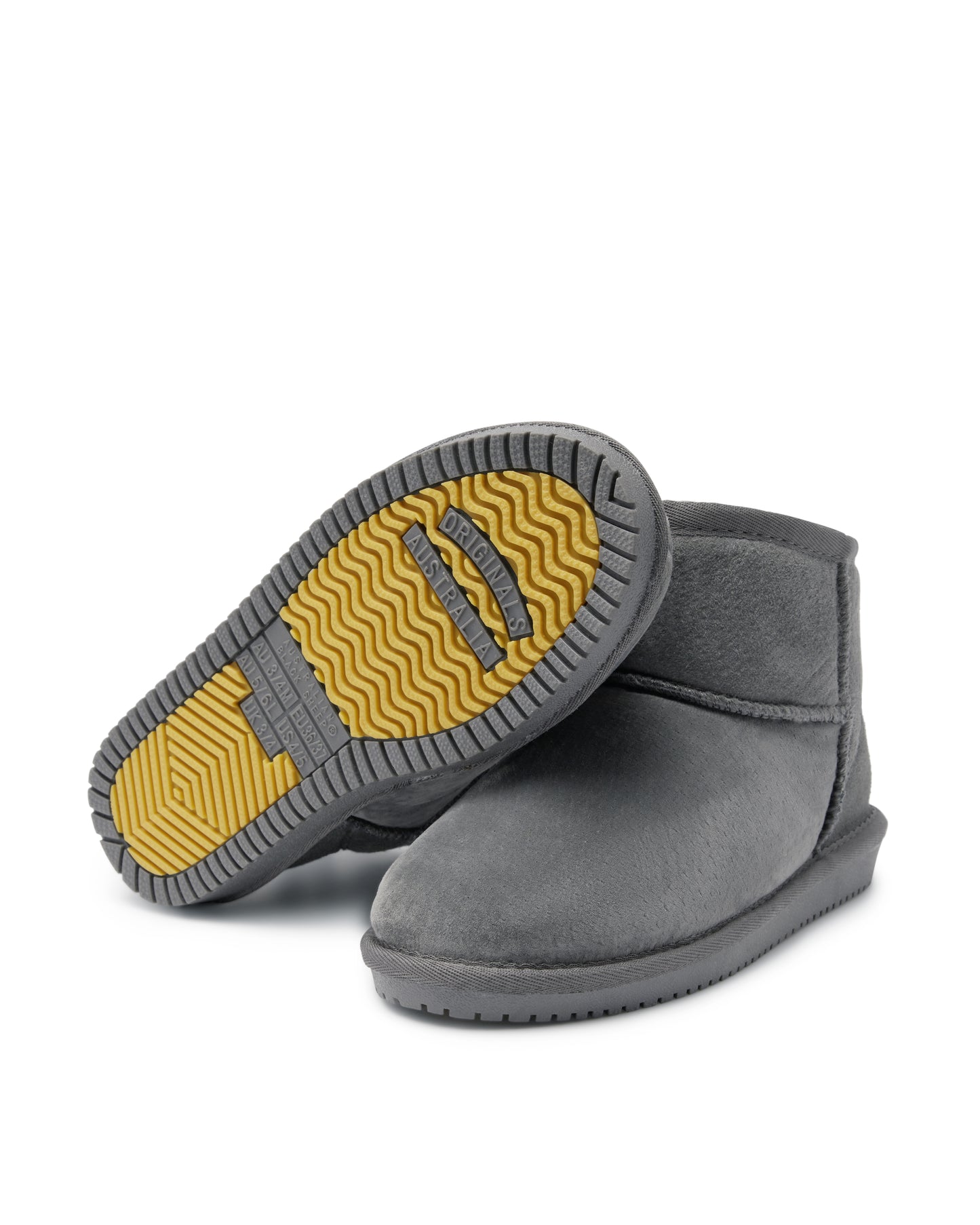 Original UGG Australia Grey Mini Plain UGG Boots
