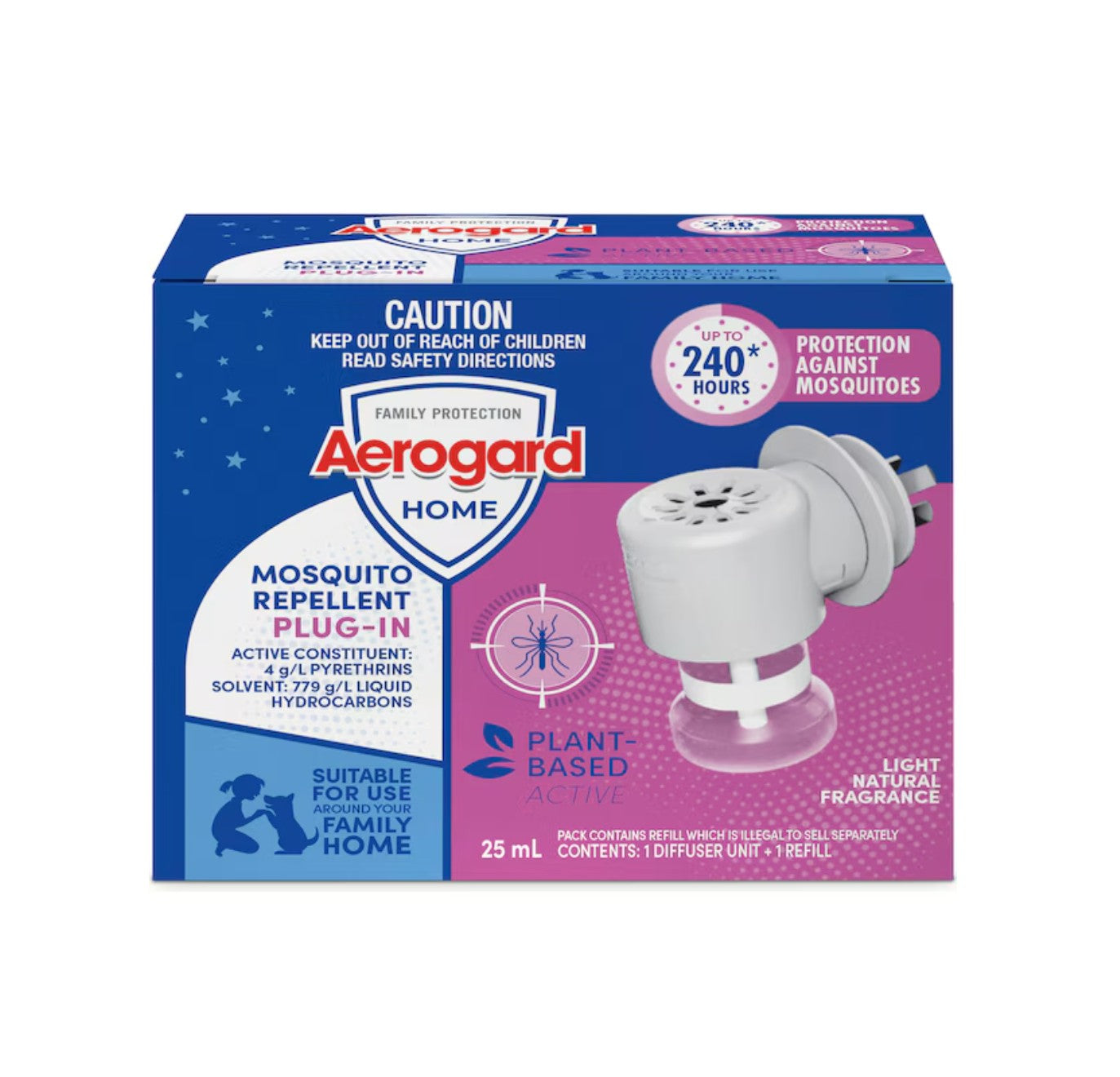 Aerogard Home Mosquito Repellent Electric Plug-In 25mL