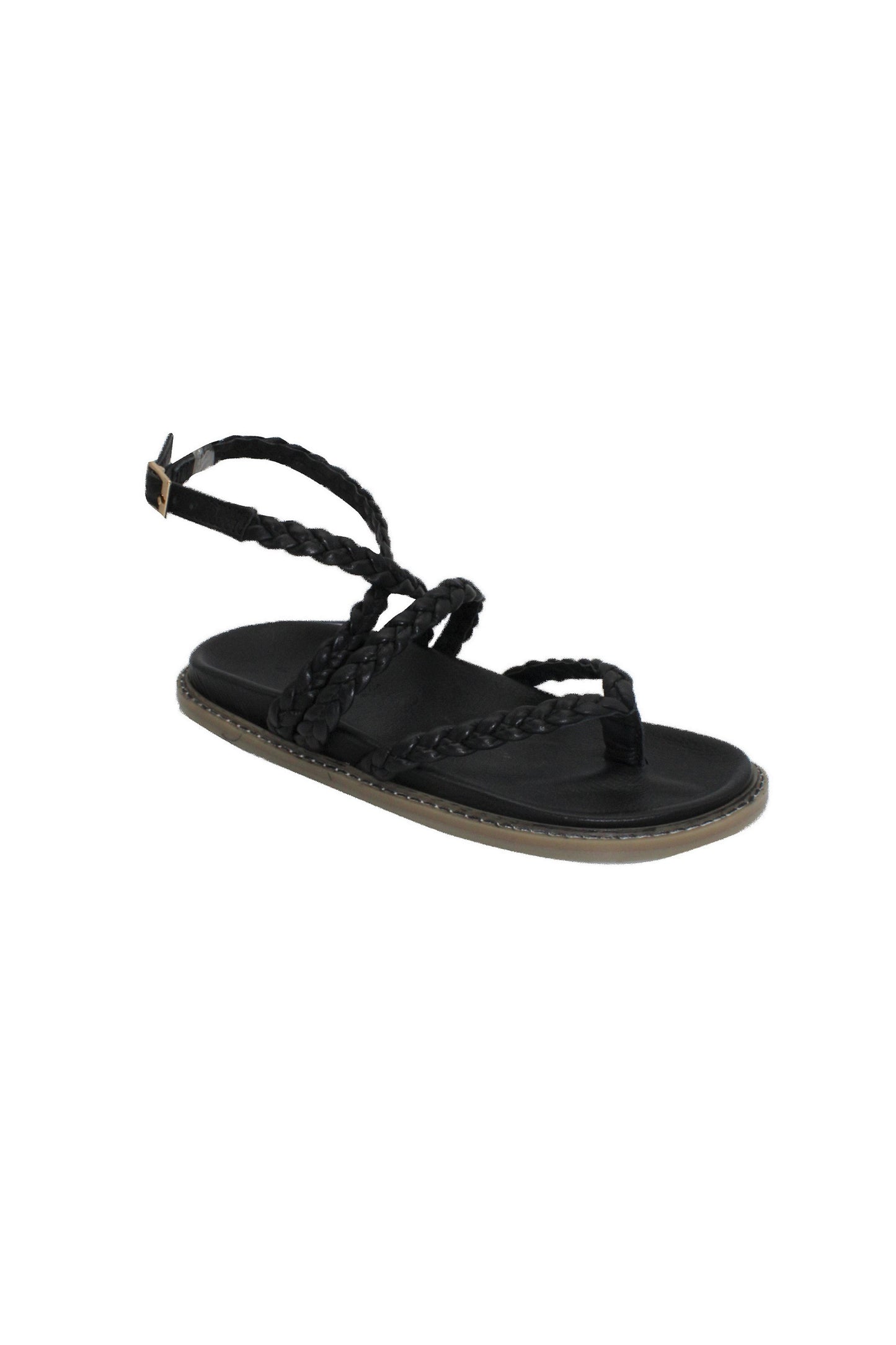 Augusta Leather Sandal Black