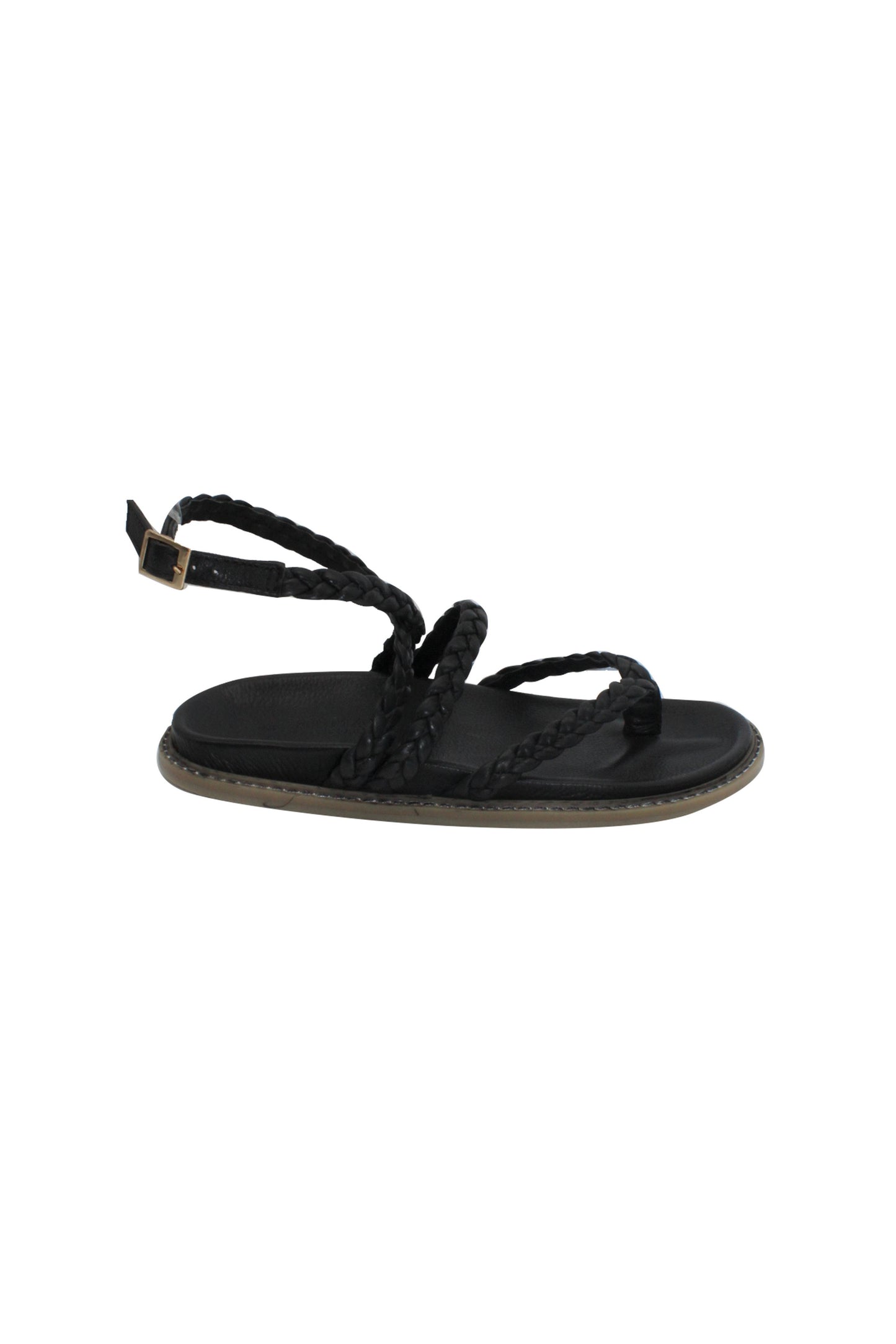 Augusta Leather Sandal Black