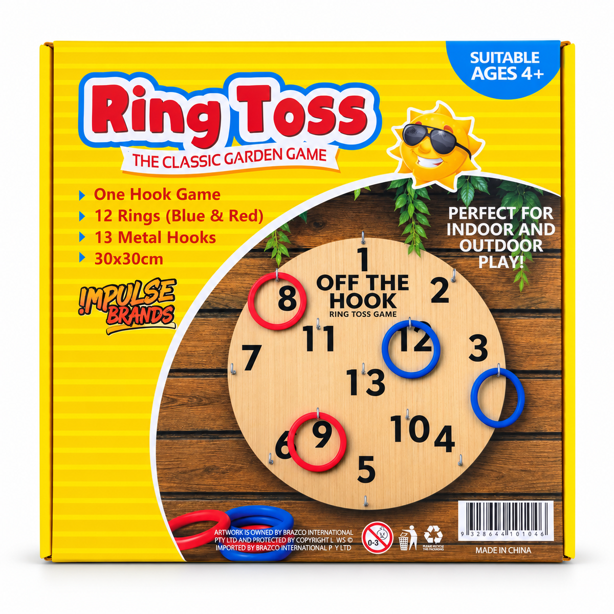 Ring Toss Garden Game 30cm – Indoor & Outdoor Game