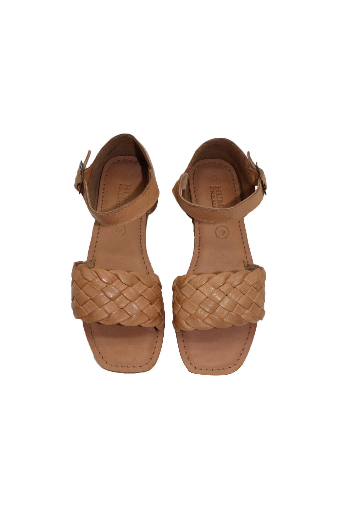 Boise Woven Leather Sandal Tan