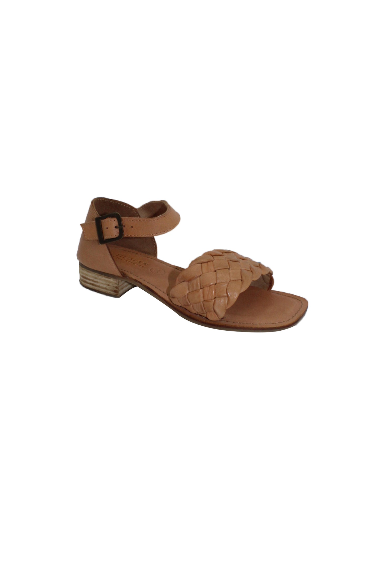 Boise Woven Leather Sandal Tan