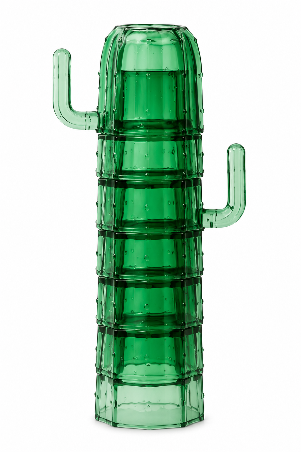 Cactus Drink Tower 6pc Glass Set