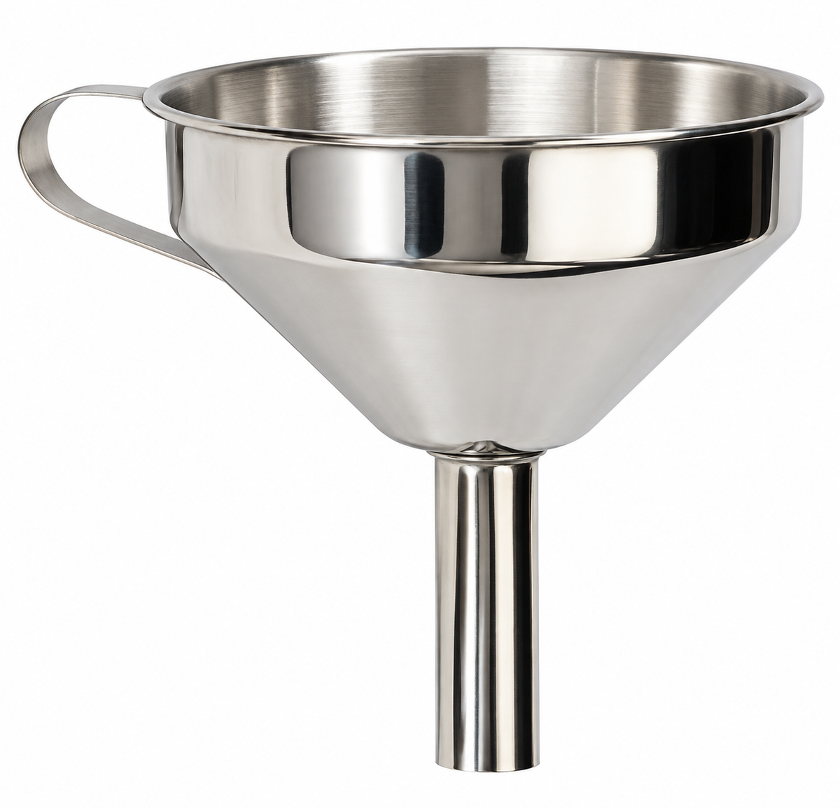 Stainless Steel Funnel with Handle 11cm – Kitchen & Household Funnel