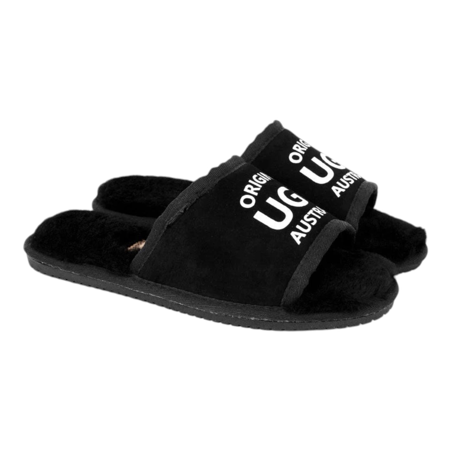 Original UGG Australia Slides Black Print