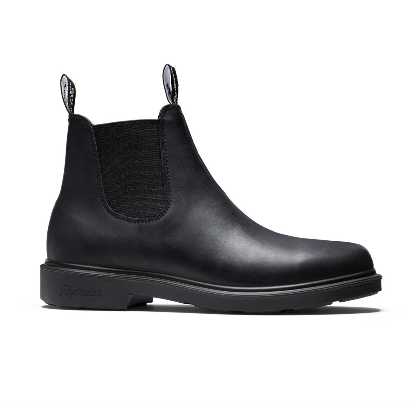 Redback Muster Leather Dress Boot RMBG Black
