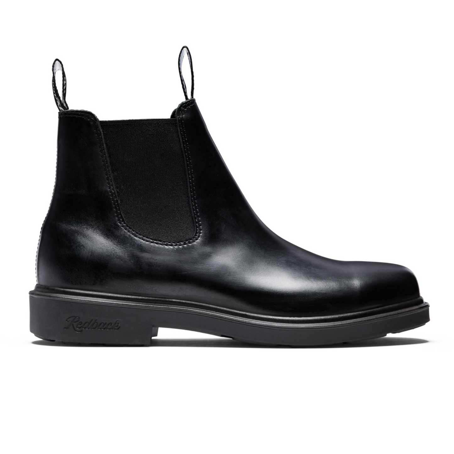 Redback Muster Leather Dress Boot RMBG Black