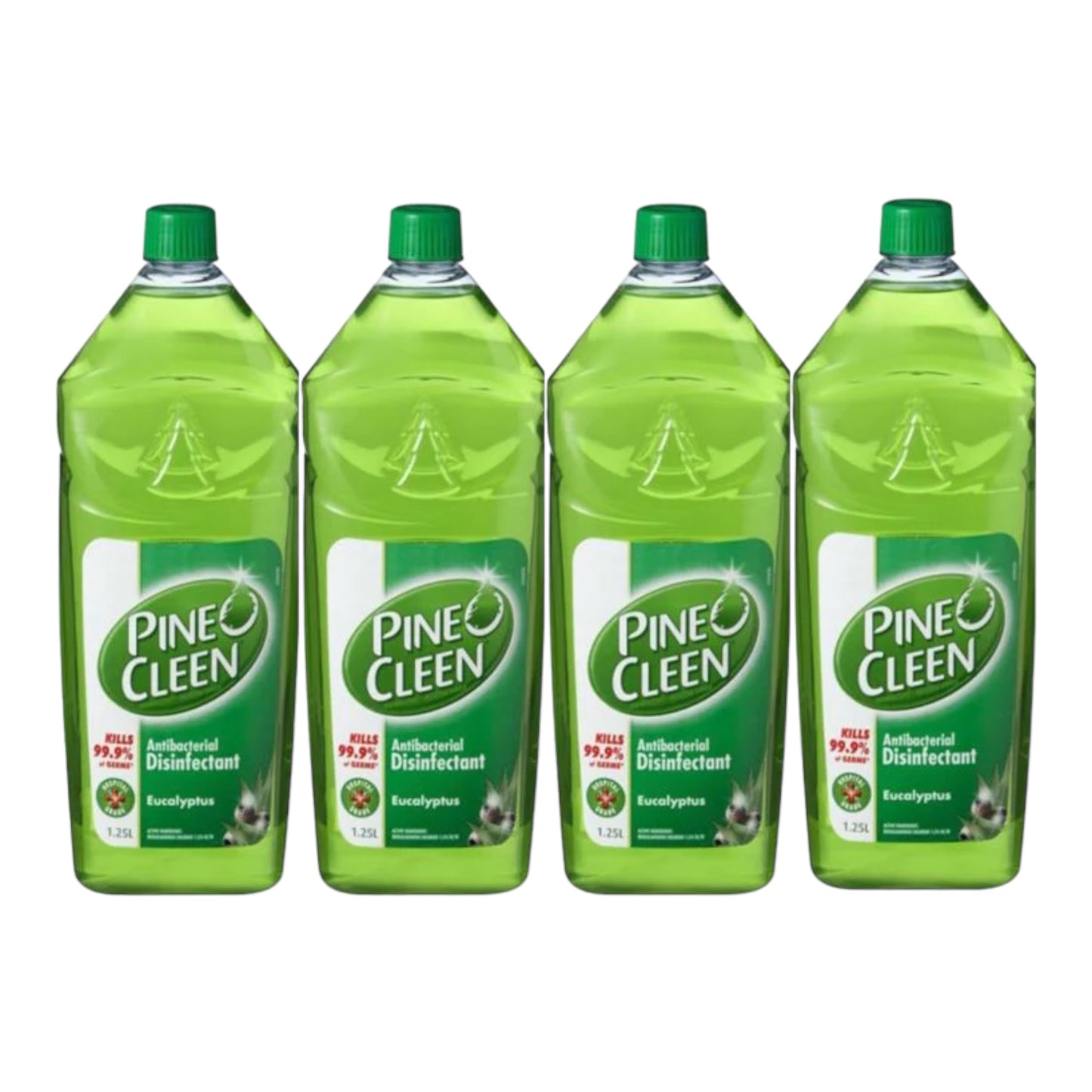 4 Pack Pine O Cleen Disinfectant Eucalyptus 1.25l