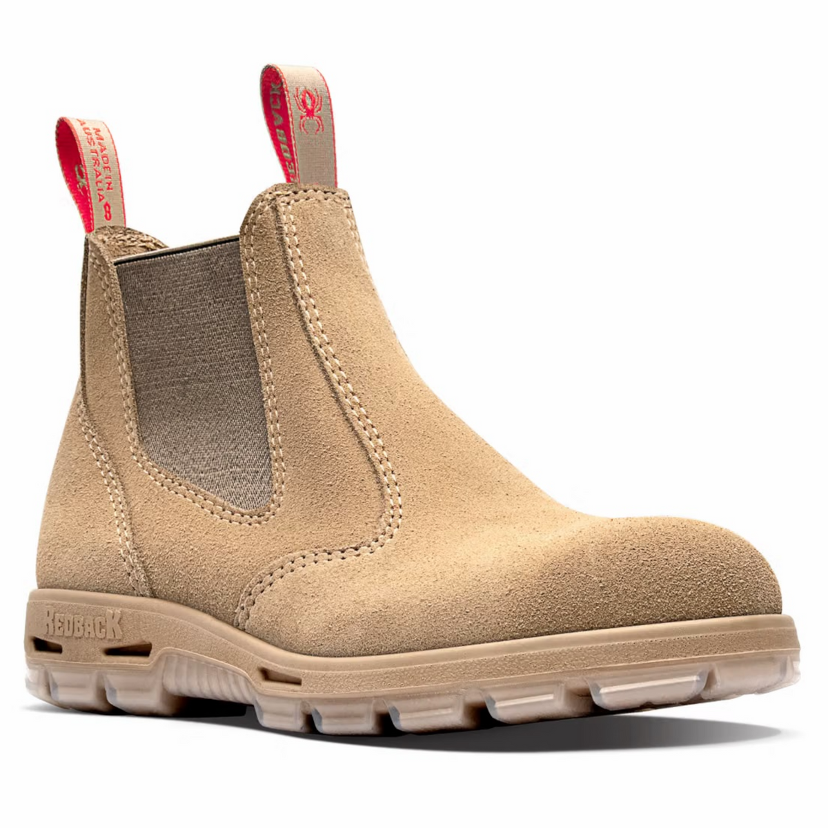 Redback USBSA  Elastic Sided Safety Toe Boot Sand