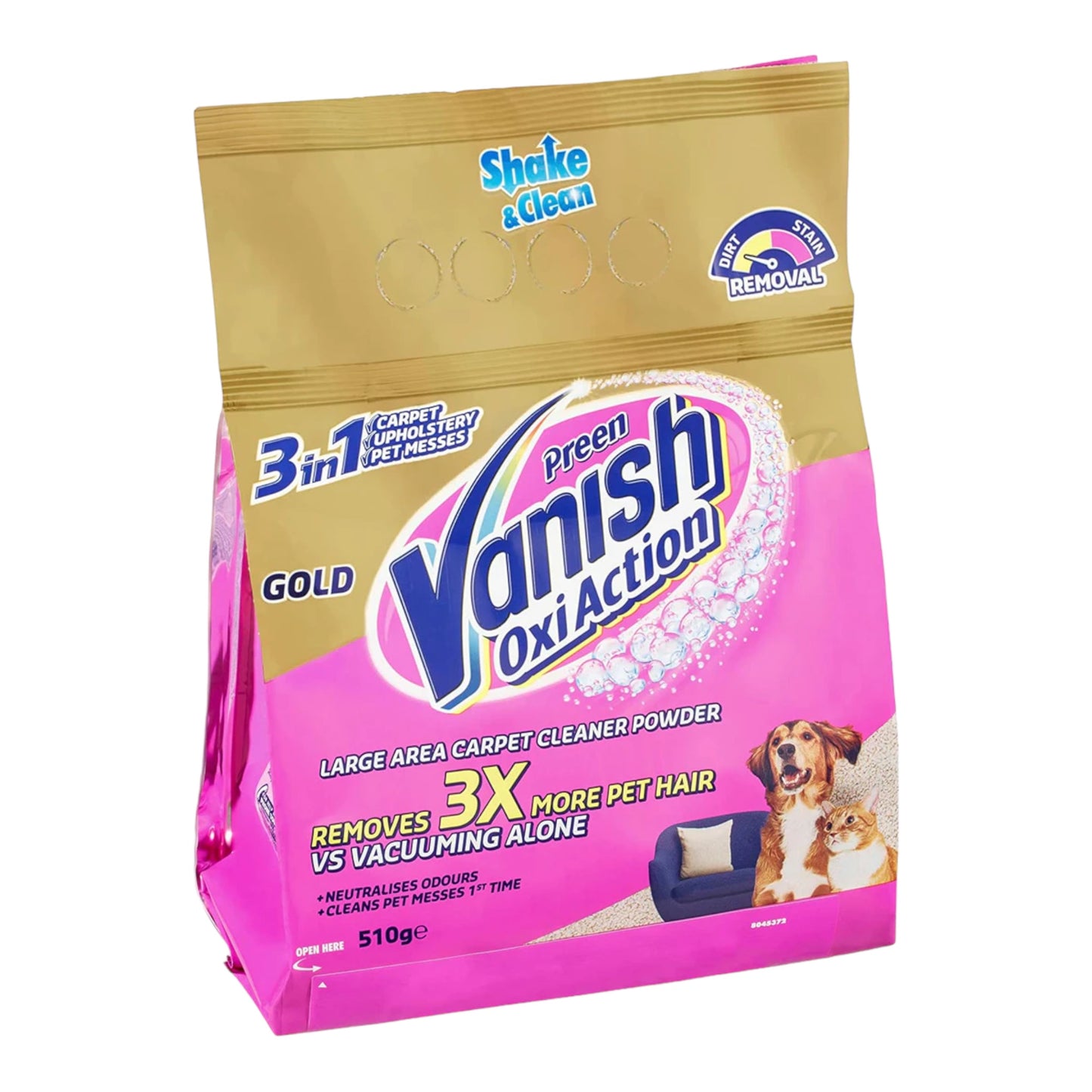 Vanish Preen Carpet Cleaner Power Powder 510g Brands Establishment