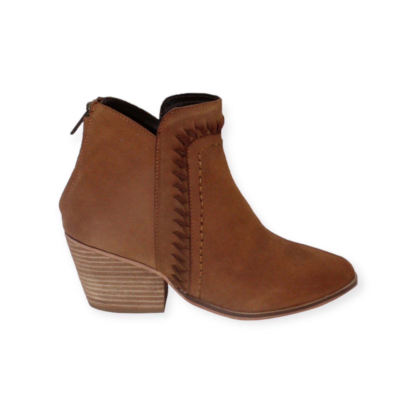 Stun Leather Numbuck Ankle Boot Tan