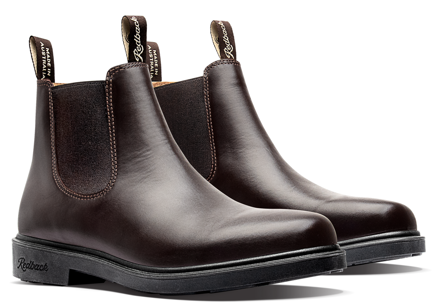 Redback Muster Leather Dress Boot RMMG Mahogany