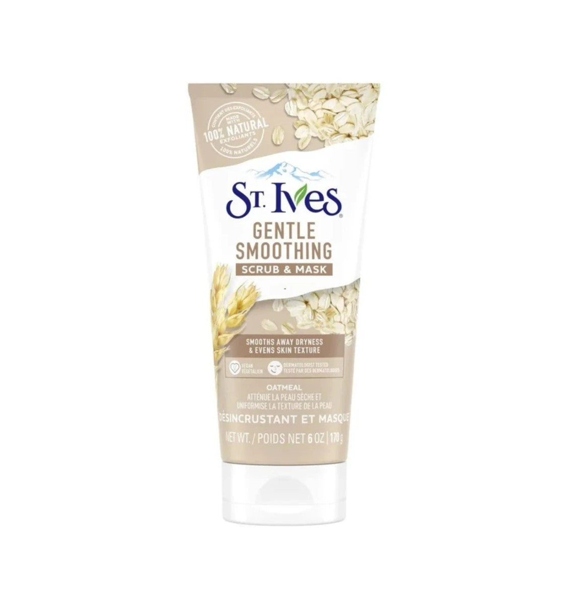 St. Ives Gentle Smoothing Oatmeal Scrub & Mask 170g