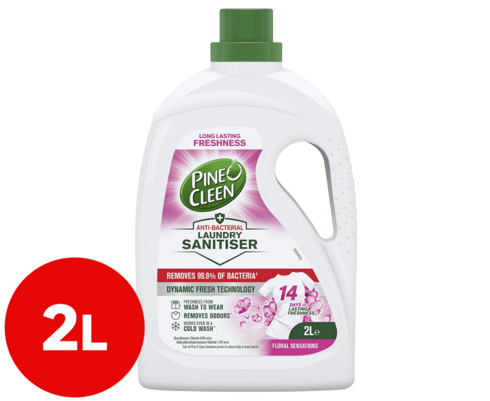 Pine O Cleen Floral Sensations Front & Top Loader Anti-Bacterial Laundry Sanitiser 2L