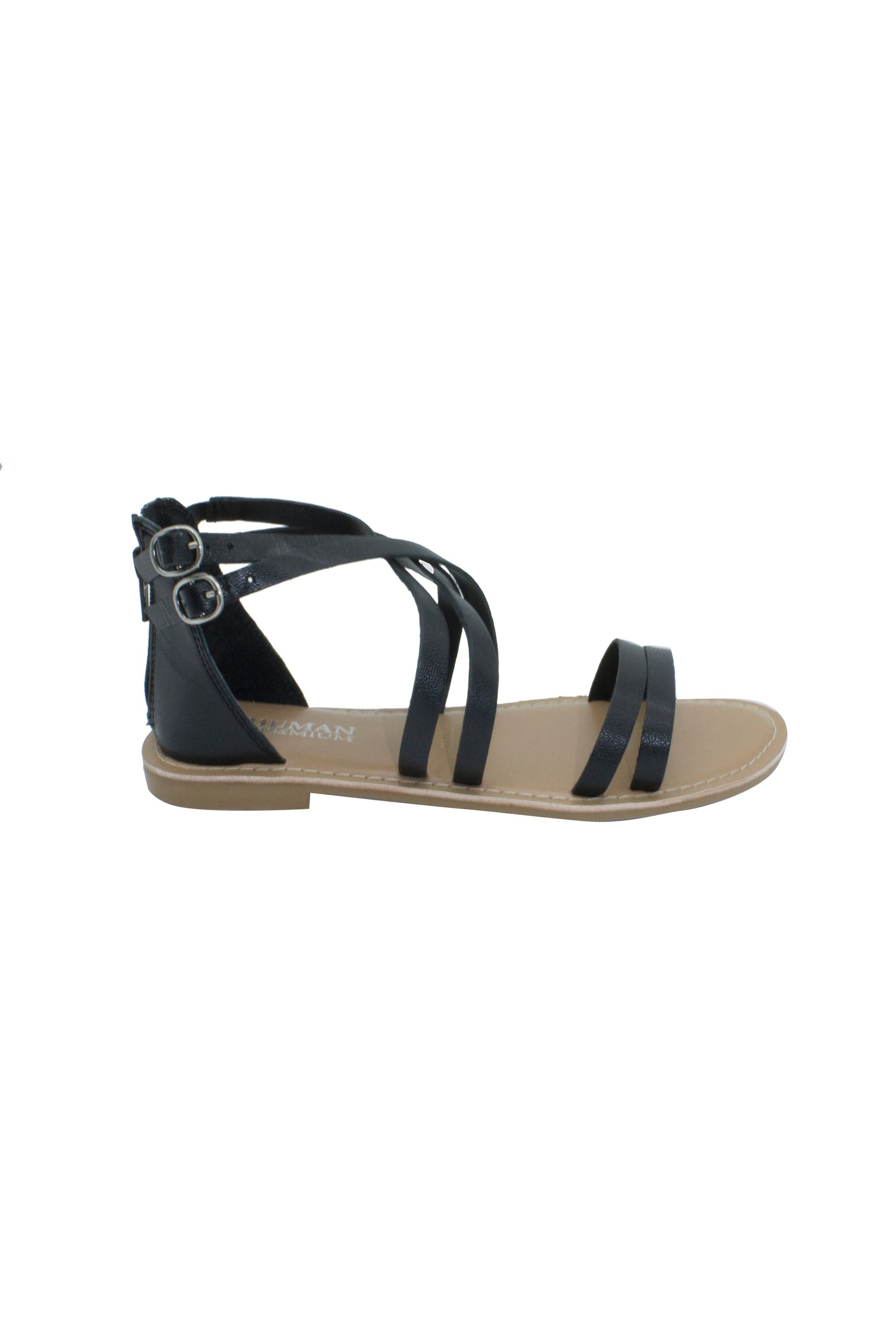 Skylah Leather Sandal Black