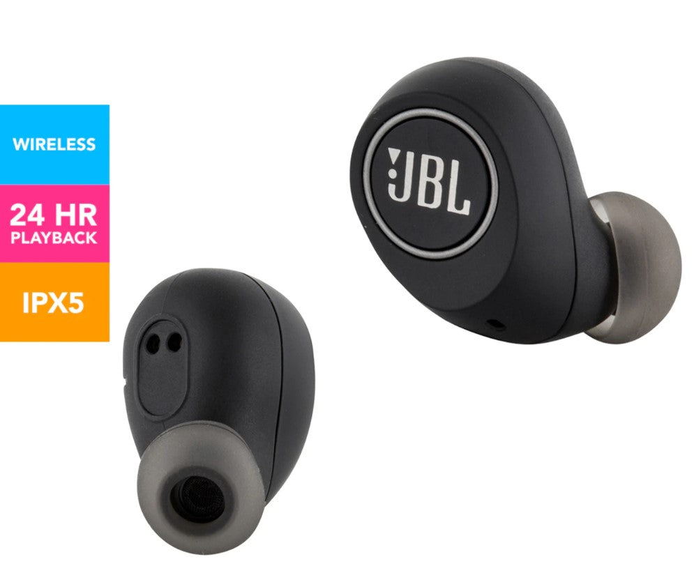 JBL Free X True Wireless Bluetooth In-Ear Headphones - Black