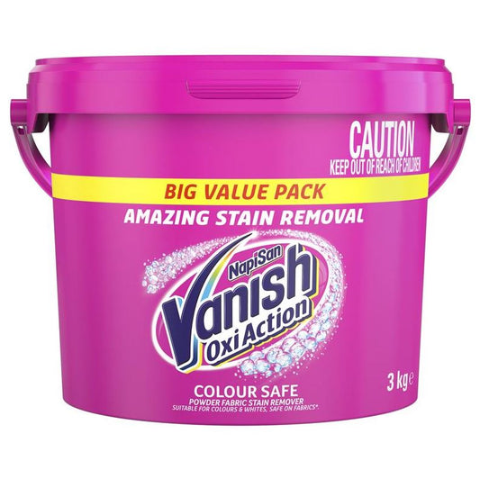 Vanish Napisan Oxi Action Fabric Stain Remover Powder 3kg